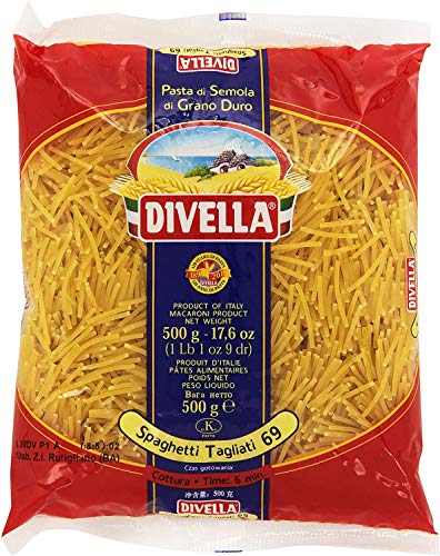 10x Pasta Divella 100% Italienisch N°69 Spaghetti tagliati 500g von Divella