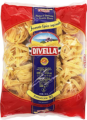 10x Pasta Divella 100% Italienisch N° 90 Fettuccine 500 gr von Divella