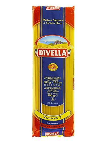 10x Pasta Divella 100% Italienisch Vermicelli N° 7 Kochen 9 Minuten 500g von Divella