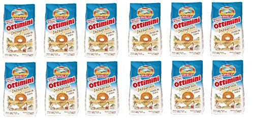 12x Divella Ottimini Integrali Vollkornkekse 400g Biscuits Cookies italienische Kekse 12x Divella Ottimini Integrali Vollkornkekse 400g Biscuits Cookies italienische Kekse von Divella