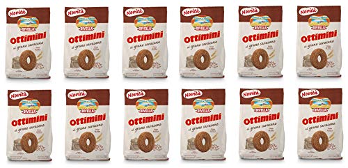 12x Divella Ottimini al Grano Saraceno Buchweizen Shortbread Kekse 300g Biscuits Cookies italienische Kekse von Divella