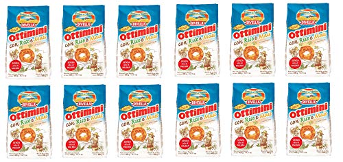 12x Divella Ottimini con Riso e Mais Shortbread Kekse mit Reis und Mais 400g Biscuits Cookies italienische Kekse 12x Divella Ottimini con Riso e Mais Shortbread Kekse mit Reis und Mais 400g Biscuits Cookies italienische Kekse von Divella