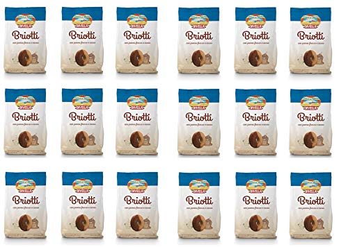 18x Divella Briotti Shortbread Kekse mit frischer Sahne und Kakao 400g biscuits cookies Italienische Kekse 18x Divella Briotti Shortbread Kekse mit frischer Sahne und Kakao 400g biscuits cookies Italienische Kekse von Divella