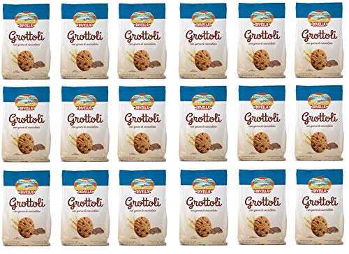 18x Divella Grottoli con gocce di cioccolato Italienische Shortbread Kekse Mit Schokoladenstückchen 400g biscuits cookies 18x Divella Grottoli con gocce di cioccolato Italienische Shortbread Kekse Mit Schokoladenstückchen 400g biscuits cookies von Divella