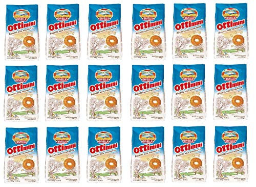 18x Divella Ottimini Biscotti alle Mandorle Shortbread Kekse mit gehackten Mandeln 350g biscuits cookies italienische Kekse 18x Divella Ottimini Biscotti alle Mandorle Shortbread Kekse mit gehackten Mandeln 350g biscuits cookies italienische Kekse von Divella