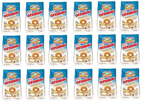 18x Divella Ottimini Integrali Vollkornkekse 400g Biscuits Cookies italienische Kekse 18x Divella Ottimini Integrali Vollkornkekse 400g Biscuits Cookies italienische Kekse von Divella