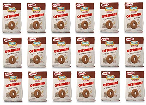 18x Divella Ottimini al Grano Saraceno Buchweizen Shortbread Kekse 300g Biscuits Cookies italienische Kekse 18x Divella Ottimini al Grano Saraceno Buchweizen Shortbread Kekse 300g Biscuits Cookies italienische Kekse von Divella