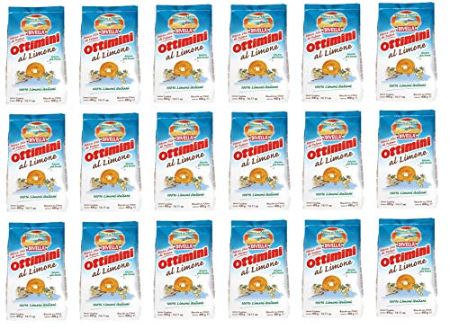 18x Divella Ottimini al Limone Italienische Shortbread Kekse mit Zitrone 400g biscuits cookies 100% italienische Zitronen 18x Divella Ottimini al Limone Italienische Shortbread Kekse mit Zitrone 400g biscuits cookies 100% italienische Zitronen von Divella