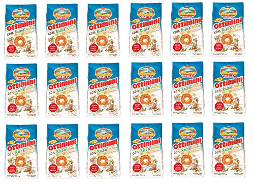 18x Divella Ottimini con Riso e Mais Shortbread Kekse mit Reis und Mais 400g Biscuits Cookies italienische Kekse 18x Divella Ottimini con Riso e Mais Shortbread Kekse mit Reis und Mais 400g Biscuits Cookies italienische Kekse von Divella