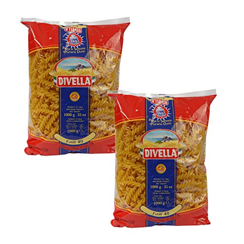 2 x DIVELLA N40 Fusilli 1000g von Divella