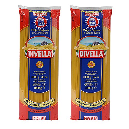 2 x DIVELLA N8 Spaghetti 1000g von Divella