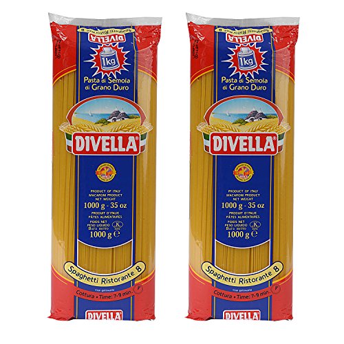 2 x DIVELLA N8 Spaghetti 1000g von Divella