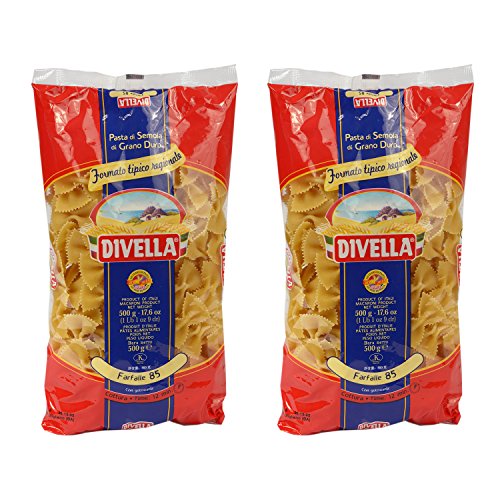 2 x DIVELLA N85 Farfalle 500g von Divella