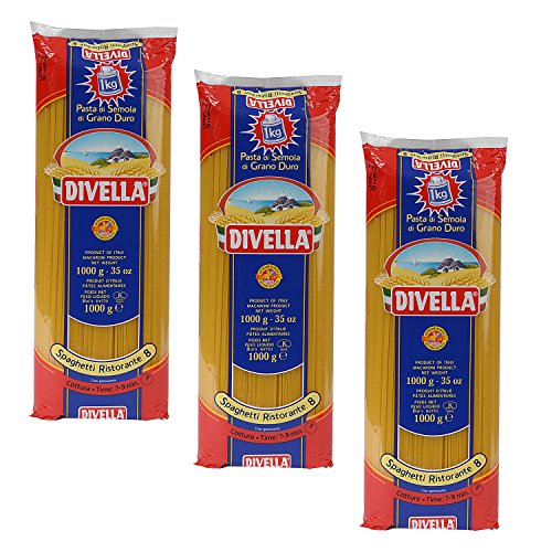 3 x DIVELLA N8 Spaghetti 1000g von Divella