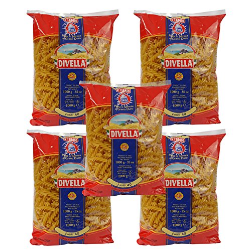 5 x DIVELLA N40 Fusilli 1000g von Divella