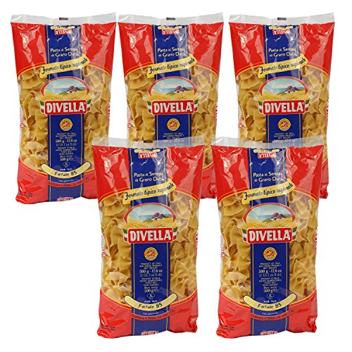 5 x DIVELLA N85 Farfalle 500g von Divella