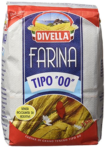 5x Farina Divella Kerl 00 für Gebäck und herzhafte Produkte mit mittlerer Aufgehphase von Divella