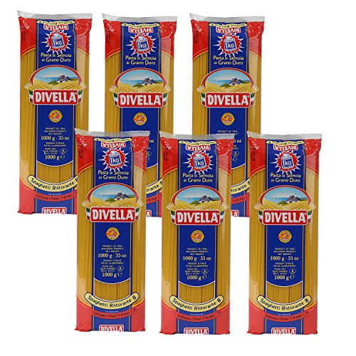 6 x DIVELLA N8 Spaghetti 1000g von Divella