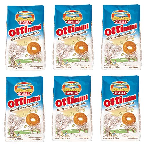 6x Divella Ottimini Biscotti alle Mandorle Shortbread Kekse mit gehackten Mandeln 350g biscuits cookies italienische Kekse 6x Divella Ottimini Biscotti alle Mandorle Shortbread Kekse mit gehackten Mandeln 350g biscuits cookies italienische Kekse von Divella