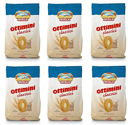 6x Divella Ottimini Classici Shortbread Kekse mit Weizenmehl 700g Biscuits Cookies italienische Kekse 6x Divella Ottimini Classici Shortbread Kekse mit Weizenmehl 700g Biscuits Cookies italienische Kekse von Divella