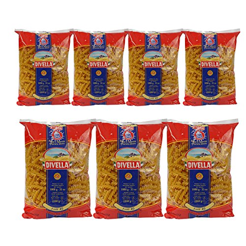 7 x DIVELLA N40 Fusilli 1000g von Divella