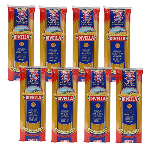 8 x DIVELLA N8 Spaghetti 1000g von Divella