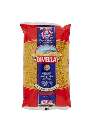 DIVELLA HARTWEIZENGRIESS NUDELN SPAGHETTI GESCHNITTEN 69 GR 500 X 24 von Divella