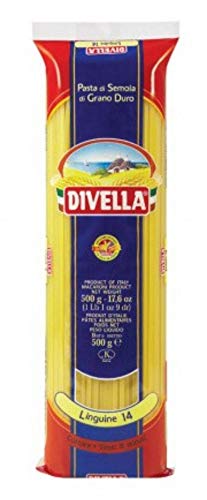 DIVELLA PASTA DURUM WEIZEN SEMOLINA LINGUINE N 14 36X500 GR von Divella