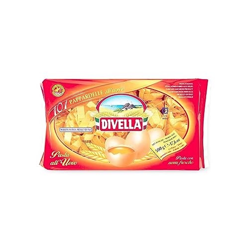 Divella - Pappardelle mit Ei Nº 101 - 100% italienische Pasta - 500 Gramm Divella - Pappardelle mit Ei Nº 101 - 100% italienische Pasta - 500 Gramm von Divella
