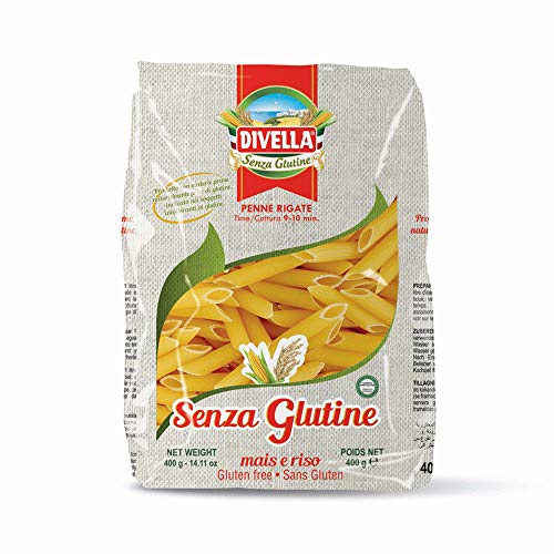 Divella Penne Rigate Glutenfrei mit Mais und Reismehl, 500g von Divella