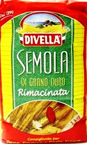 Hartweizengrieß - Semola di Grano Duro Rimacinata - 6x 1000 g Hartweizengrieß - Semola di Grano Duro Rimacinata - 6x 1000 g von Divella
