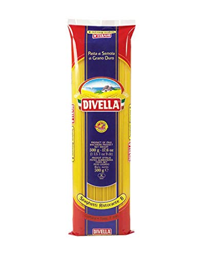 Nudeln, Pasta Divella Spaghetti Ristorante 8 (24 X 500g) von Divella