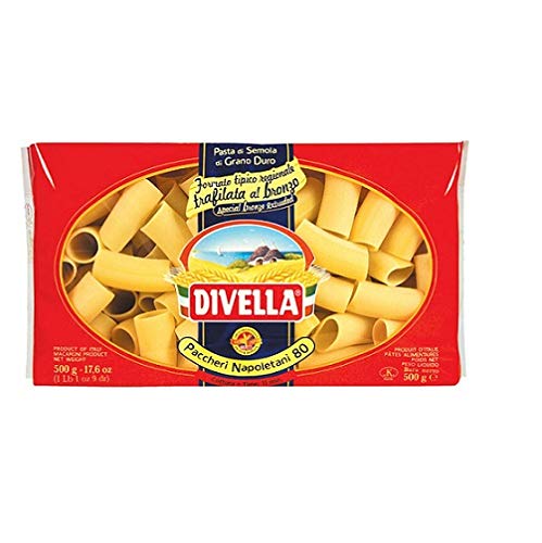 Pasta Divella 100% Italienisch N° 80 Paccheri Napoletani 500 gr von Divella