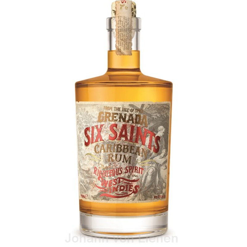 Six Saints Caribbean Rum Grenada 0,7 L 41,7%vol von Diverse