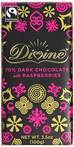 Divine | Dark Choc with Raspberries | 1 x 90g Divine | Dark Choc with Raspberries | 1 x 90g von Divine