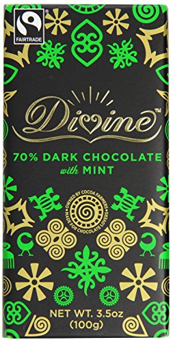 Divine | Dark Chocolate with Mint | 1 x 90g von Divine