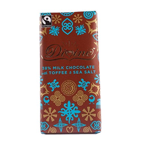 Divine | Milk Choc Toffee & Sea Salt | 1 x 90g Divine | Milk Choc Toffee & Sea Salt | 1 x 90g von Divine