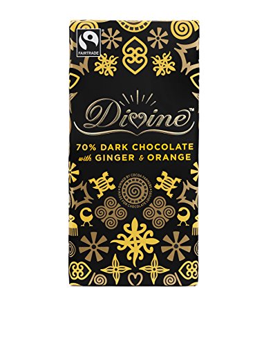 Fairtrade Divine Dark Chocolate with Orange and Ginger 100gr von Divine