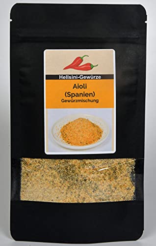 Aioli Spanien - Gewürzmischung 100g Premium Qualität Hellsini-Gewürze ohne Zusatzstoffe von Dixis Samen