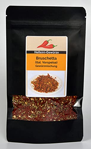 Bruschetta (ital. Vorspeise) - Gewürzmischung 80g Premium Qualität Hellsini-Gewürze ohne Zusatzstoffe von Dixis Samen