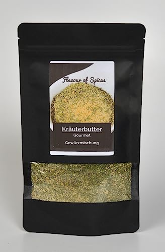 Kräuterbutter-Gewürz 125g Gewürzmischung Premium Qualität Flavour of Spices ohne Zusatzstoffe von Dixis Samen