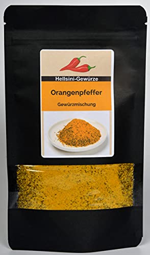 Orangen-Pfeffer - Gewürzmischung 100g Premium Qualität Hellsini-Gewürze ohne Zusatzstoffe von Dixis Samen