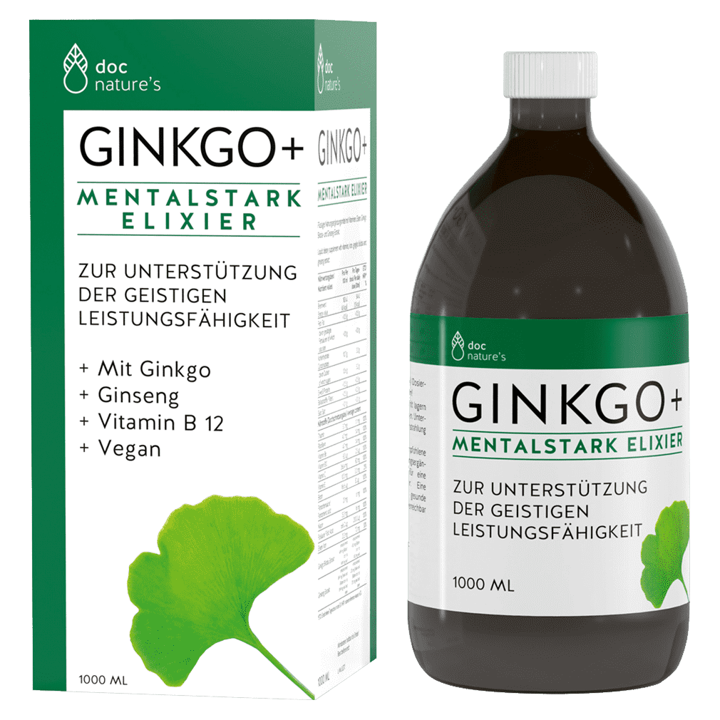 Ginkgo+ Mentalstark Elixier Ginkgo+ Mentalstark Elixier von doc phytolabor
