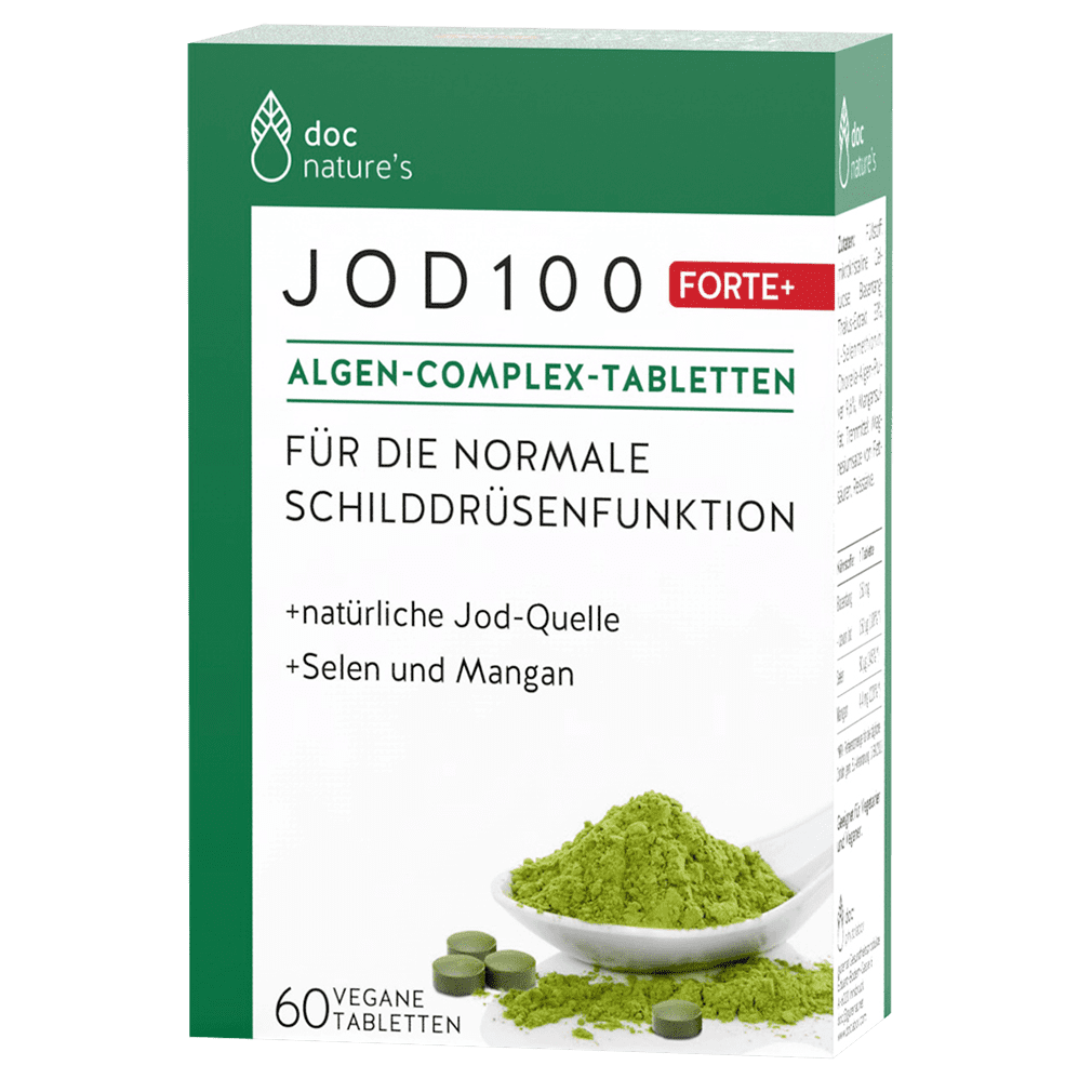 Jod 100 Algen-Tabletten Jod 100 Algen-Tabletten von Doc Nature’s