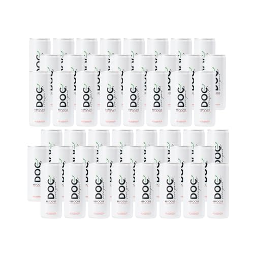 DOC Weingart® REFOCUS Vegan – Natürlicher Energie Drink, Orange, Zitrone, Grapefruit, Vitamine, natürliches Koffein, Guarana, kalorienarm, ohne Süßstoffe & Konservierungsmittel, erfrischend, 48x250ml DOC Weingart® REFOCUS Vegan – Natürlicher Energie Drink, Orange, Zitrone, Grapefruit, Vitamine, natürliches Koffein, Guarana, kalorienarm, ohne Süßstoffe & Konservierungsmittel, erfrischend, 48x250ml von Doc Weingart