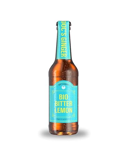 Doc´s Ginger Bio Bitter Lemon - 6 x 330 ml - Bio, glutenfrei und vegan von Doc´s Ginger