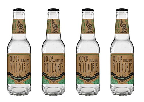 4x Doctor John William Polidori´s Cucumber Tonic Water (4x 0,2l) von Doctor Polidori's