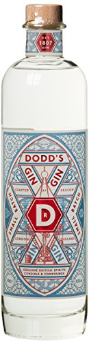 Dodd's Gin | Genuine London Gin | 500 ml | 49,9% Vol. | Hochwertiger Gin direkt aus Lond | Deutliche Noten von Zitrus & Wacholder | Nur biologische Pflanzenstoffe | Von Hand abgefüllt & etikettiert von Scapegrace