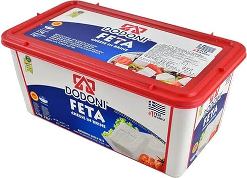 Dodoni griechischer Feta-Käse - 3x 2kg Behälter - Schafskäse aus Griechenland in Salzlake gereift, 70% Schafskäse & 30% Ziegenkäse, Nummer 1 Käse aus Griechenland in Premium Qualität Dodoni griechischer Feta-Käse - 3x 2kg Behälter - Schafskäse aus Griechenland in Salzlake gereift, 70% Schafskäse & 30% Ziegenkäse, Nummer 1 Käse aus Griechenland in Premium Qualität von Dodoni