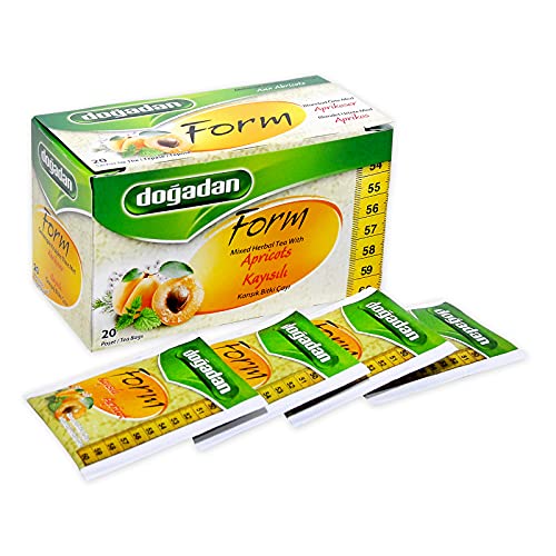 Dogadan Premium Form Gemischter Kräutertee mit Aprikosen (3er Pack) von Dogadan